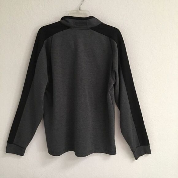 Hawke & Co. dark gray quarter zip sweatshirt L - Picture 4 of 7